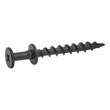 National Hardware N260129 Bearclaw Hangers with Anchors Double Headed Screws for Multi Purpose Wall Hanging Projects Up to 30 LBS in Drywall Black Oxide