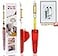 GCXIXPY All in One Picture Hanging Tool Kit with Level Portable Picture Leveling Picture Hanging Level for Hang Pictures Mirrors TVs