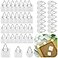 Wenqik 45 Pcs Adhesive Picture Hanger Foamboard Picture Hanging Hooks Without Nails Plastic Sticky Photo Hooks for Home Wall Art Photo Frame Bathroom Closet RoundSquare