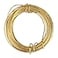 Mozeat Lens Picture Hanging Brass Wire 20 Feet Braided Picture Wire MultiStranded Metal Wire for Artwork Mirrors Clocks Golden