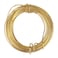 Mozeat Lens Picture Hanging Brass Wire 20 Feet Braided Picture Wire MultiStranded Metal Wire for Artwork Mirrors Clocks Golden