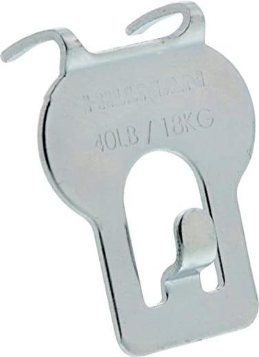 HIGH & HIGH MIGHTY 515315 Picture Hanger Value Pack Easy ToolFree Dry Wall Art Hangers for Artwork Photos and Mirrors Holds up to 40lbs 5 pack Steel