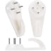 Hoedia Picture Hangers40 Pack ConcreteStuccoHard Wall Hooks for Hanging Picture Tapestry Clocks and MoreHeavy DutyNo Damage or Drilling