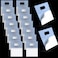 fallingstar 20 Pack Picture Hangers Adhesive Foamboard Hanger Plastic Sawtooth Adhesive Picture Hanger No Nail Picture Hangers 20