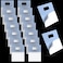fallingstar 20 Pack Picture Hangers Adhesive Foamboard Hanger Plastic Sawtooth Adhesive Picture Hanger No Nail Picture Hangers 20
