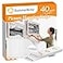 Summerbrite SummerBrite XL Picture Hanging Strips Heavy Duty 40 Strips Damage Free Removal Picture Hangers for Wall Sticky Hook Loop Adhesive Strips for PosterPictureHomeOffice 20 PairsXLarge White