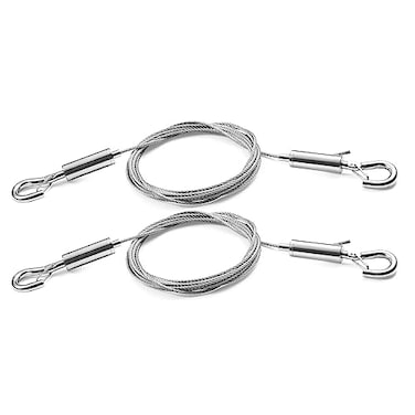 SIDENUO Heavy Duty Picture Hanging Wire Kit Supports 66 lbs2 Pack Picture Frame Hanging Kit with Adjustable Hooks and 15m x15mm Stainless Steel Wire Rope for Hanging ArtworkMirrorsand Paintings