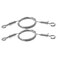 SIDENUO Heavy Duty Picture Hanging Wire Kit Supports 66 lbs2 Pack Picture Frame Hanging Kit with Adjustable Hooks and 15m x15mm Stainless Steel Wire Rope for Hanging ArtworkMirrorsand Paintings