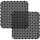 Coopay 2 Pack Kitchen Sink Mat Plastic Sink Protect Mat PVC EcoFriendly Kitchen Adjustable Stainless SteelPorcelain Dish Drying Pad Sink Protector for Bottom of Kitchen Sink 11 x 11 Inches Black