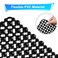 Coopay 2 Pack Kitchen Sink Mat Plastic Sink Protect Mat PVC EcoFriendly Kitchen Adjustable Stainless SteelPorcelain Dish Drying Pad Sink Protector for Bottom of Kitchen Sink 11 x 11 Inches Black