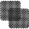 Coopay 2 Pack Kitchen Sink Mat Plastic Sink Protect Mat PVC EcoFriendly Kitchen Adjustable Stainless SteelPorcelain Dish Drying Pad Sink Protector for Bottom of Kitchen Sink 11 x 11 Inches Black