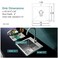 KINKIB 15 inch Drop in Bar Sink Small Topmount Kitchen Sink Single Bowl Handmade T304 Stainless Steel Overmount Kitchen Bar Sink with Basket Strainer