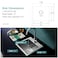 KINKIB 15 inch Drop in Bar Sink Small Topmount Kitchen Sink Single Bowl Handmade T304 Stainless Steel Overmount Kitchen Bar Sink with Basket Strainer