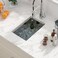 Sarlai Stainless Steel Bar Sink Undermount 10x18x8 Undermount Bar Prep RV Small Kitchen Sink 16 Gauge Stainless Steel Single Bowl Under Counter Small Outdoor Sinks Basin