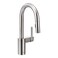 Moen Align Chrome OneHandle Pulldown Bar Faucet with Power Clean featuring Reflex Docking Spray Head 13 Hole Bar Sink Faucet with Retractable Sprayer 5965