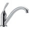 DELTA Delta Faucet Classic SingleHandle Kitchen Sink Faucet Chrome Kitchen Faucet Kitchen Sink Faucet SingleHole Chrome 101DST