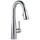 DELTA Delta Essa Brushed Nickel Bar Sink Faucet with Pull Down Sprayer Modern Single Hole Prep Sink Faucet Single Handle Arctic Stainless 9913ARDST