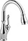 DELTA Delta Leland Chrome Kitchen Faucet with Pull Down Sprayer Traditional Single Hole Kitchen Sink Faucet Single Handle Chrome 9178DST
