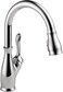 DELTA Delta Leland Chrome Kitchen Faucet with Pull Down Sprayer Traditional Single Hole Kitchen Sink Faucet Single Handle Chrome 9178DST