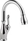 DELTA Delta Leland Chrome Kitchen Faucet with Pull Down Sprayer Traditional Single Hole Kitchen Sink Faucet Single Handle Chrome 9178DST