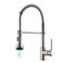 AIMADI Modern Kitchen Faucet Pull Down SprayerStainless Steel Single Handle Kitchen Sink Faucet with LED LightBrushed Nickel