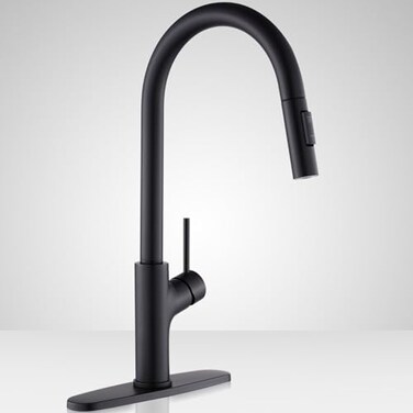 Achelous Black Kitchen Faucet with Pull Down Magnetic Docking SprayerStainless Steel Pull Out RV Kitchen Sink FaucetsSingle Handle Deck MountGrifos De Cocina Black