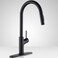 Achelous Black Kitchen Faucet with Pull Down Magnetic Docking SprayerStainless Steel Pull Out RV Kitchen Sink FaucetsSingle Handle Deck MountGrifos De Cocina Black