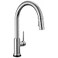 DELTA Delta Trinsic Touchless Kitchen Faucet with Touch Technology Brushed Nickel Kitchen Sink Faucet with Pull Down Sprayer Single Hole Arctic Stainless 9159TLARDST