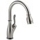 DELTA Delta Leland Touchless Kitchen Faucet with Touch Technology Brushed Nickel Kitchen Sink Faucet with Pull Down Sprayer Single Hole SpotShield Stainless 9178TLSPDST