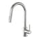 Tohlar Kitchen Sink Faucets with PullDown Sprayer Modern Stainless Steel Single Handle Pull Down Sprayer Faucet with Deck Plate