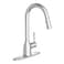 Moen Adler Chrome OneHandle High Arc Kitchen Sink Faucet with Power Clean Modern Kitchen Faucet with Pull Down Sprayer 87233