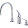 Kingston Brass KB821K1 SingleHandle Widespread Kitchen Faucet Polished Chrome