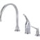 Kingston Brass KB821K1 SingleHandle Widespread Kitchen Faucet Polished Chrome