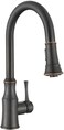 AguaStella AS94ORB Oil Rubbed Bronze Kitchen Sink Faucet with Pull Down Sprayer Single Handle High Arc