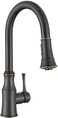 AguaStella AS94ORB Oil Rubbed Bronze Kitchen Sink Faucet with Pull Down Sprayer Single Handle High Arc