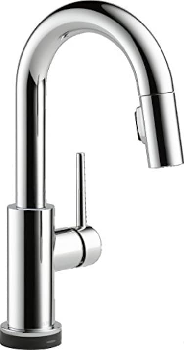 DELTA Trinsic Single Handle PullDown BarPrep Faucet with Touch2O Technology