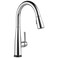 DELTA Delta Essa Chrome Touch Kitchen Faucet with Pull Down Sprayer Modern Single Hole Touch On Kitchen Sink Faucet Single Handle Chrome 9113TDST