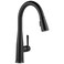 DELTA Delta Essa Matte Black Touch Kitchen Faucet with Pull Down Sprayer Modern Single Hole Touch On Kitchen Sink Faucet Single Handle Matte Black 9113TBLDST