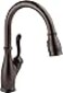 DELTA Delta Leland Oil Rubbed Bronze Touch Kitchen Faucet with Pull Down Sprayer Traditional Single Hole Touch On Kitchen Sink Faucet Single Handle Venetian Bronze 9178TRBDST