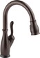 DELTA Delta Leland Oil Rubbed Bronze Touch Kitchen Faucet with Pull Down Sprayer Traditional Single Hole Touch On Kitchen Sink Faucet Single Handle Venetian Bronze 9178TRBDST