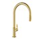 Kraus KRAUS Oletto HighArc Single Handle PullDown Kitchen Faucet in Brushed Brass KPF2821BB