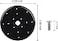 TBER Brass Pre Rinse Spray Valve Repair Kit for All Commercial Kitchen Sink Sprayer Spray Face Bumper and Screw Repair Part Black2Pack