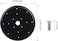 TBER Brass Pre Rinse Spray Valve Repair Kit for All Commercial Kitchen Sink Sprayer Spray Face Bumper and Screw Repair Part Black2Pack