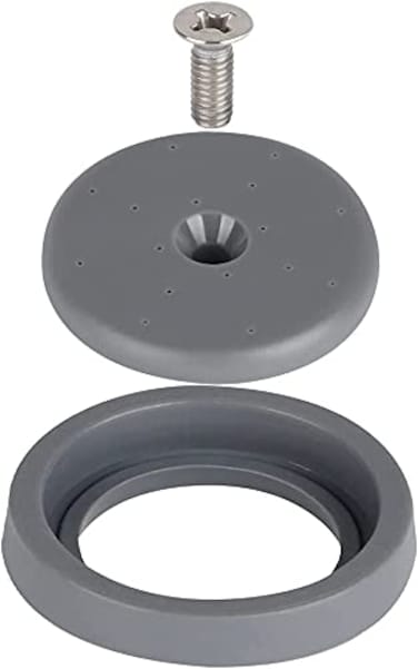 TBER Grey PreRinse Spray Valve Repair Kit for All Commercial Kitchen Sink Sprayer Spray Face Bumper and Screw Repair Part Grey