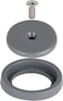 TBER Grey PreRinse Spray Valve Repair Kit for All Commercial Kitchen Sink Sprayer Spray Face Bumper and Screw Repair Part Grey