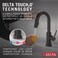 DELTA Trinsic Single Handle PullDown BarPrep Faucet with Touch2O Technology