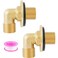 worldwhere Worldwhere Wall Mount Commercial Faucet Installation kitBrass 2 Pack Backsplash Mount Set for Stainless Steel Commercial Kitchen Prep Utility Sink G12