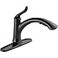 DELTA Delta Linden Oil Rubbed Bronze Kitchen Faucet with PullOut Sprayer Contemporary Single Hole Kitchen Sink Faucet Single Handle Venetian Bronze 4353RBDST