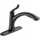 DELTA Delta Linden Oil Rubbed Bronze Kitchen Faucet with PullOut Sprayer Contemporary Single Hole Kitchen Sink Faucet Single Handle Venetian Bronze 4353RBDST