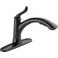 DELTA Delta Linden Oil Rubbed Bronze Kitchen Faucet with PullOut Sprayer Contemporary Single Hole Kitchen Sink Faucet Single Handle Venetian Bronze 4353RBDST
